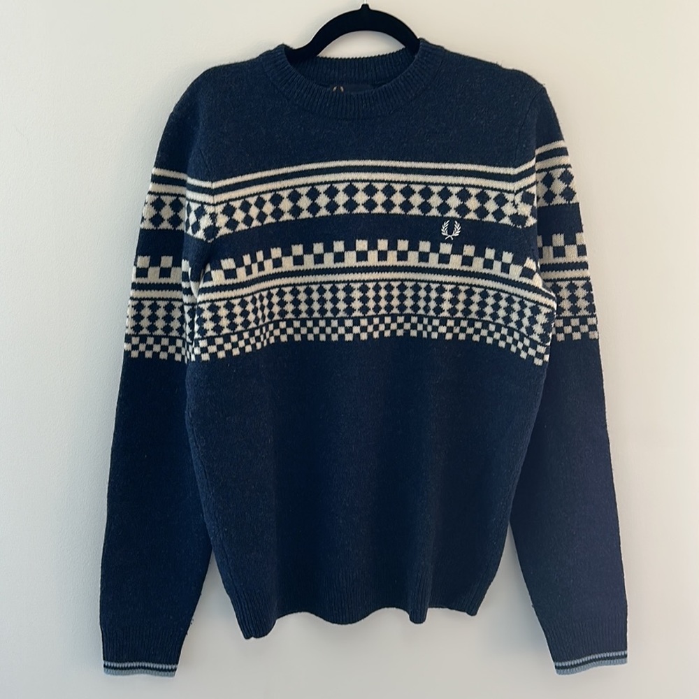 Fred Perry patterned sweater